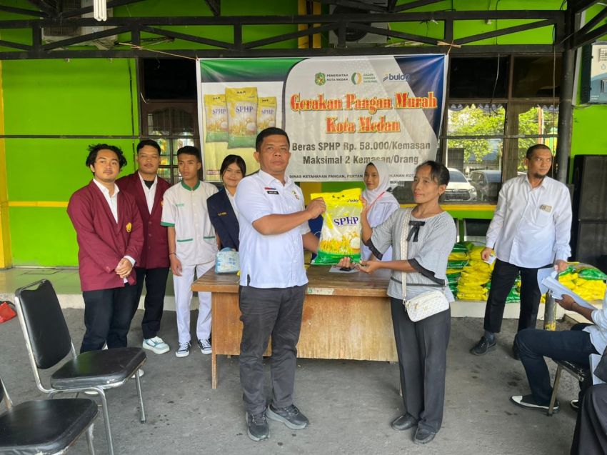 Ringan Beban, Pemko Medan Bantu Masyarakat Peroleh Beras Dengan Harga Terjangkau