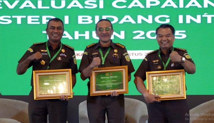 Bidang Intelijen Kejati Sumut Raih Penghargaan Terbaik III Nasional Dari Jaksa Agung Republik Indonesia
