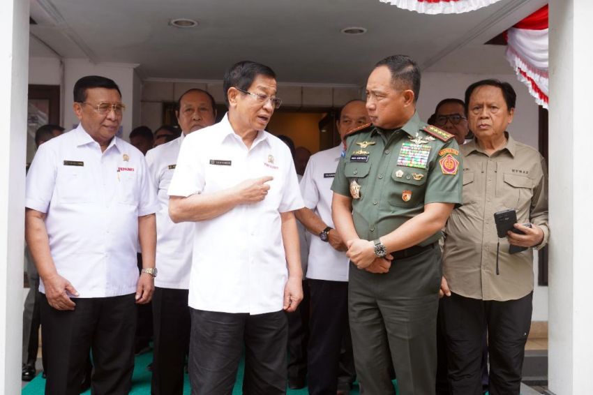 Panglima TNI Audiensi dengan Ketum PEPABRI di Jakarta