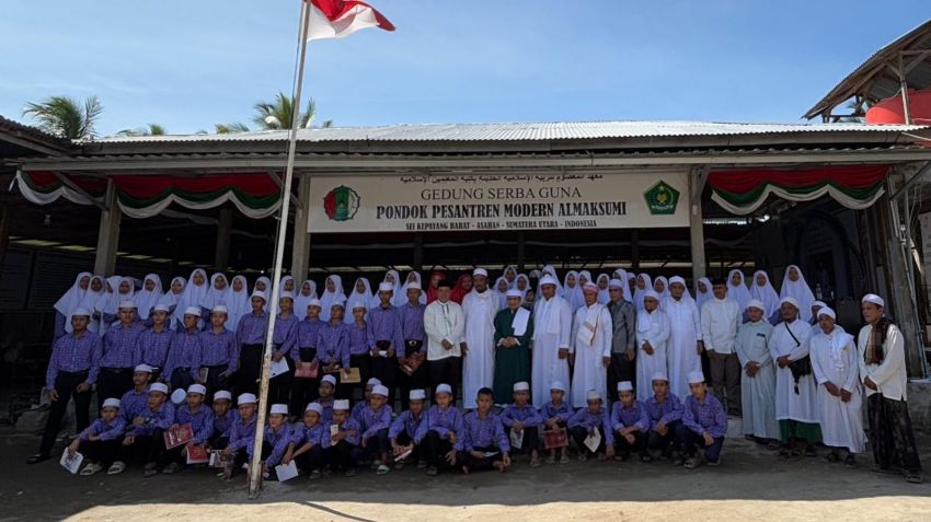 Tuan Guru Besilam Bersama Kemenag Asahan Kunjungi Pondok Pesantren Almaksum