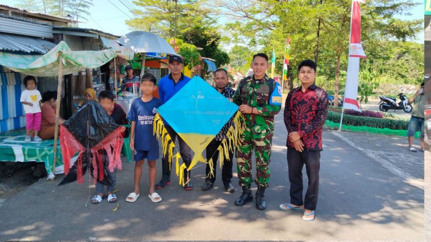 Lanud Sultan Hasanuddin Sosialisasikan Bahaya Layang-Layang Kepada Masyarakat Sekitar Bandara