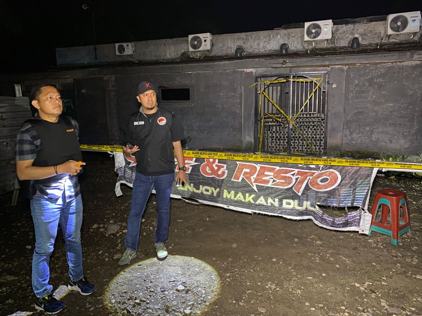 Lokasi Transaksi Narkoba Polrestabes Medan Segel THM Lawpota