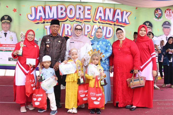 TK Riad Madani Juara I Lomba Pawai Dalam Rangka HAN ke-41 Tahun 2025 Desa Bandar Khalipah