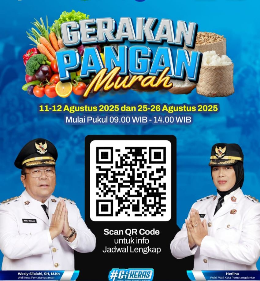 Pengendalian Inflasi, Pemko Gelar GPM di Setiap Kecamatan Pematangsiantar