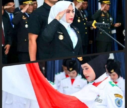 Bupati Maya Hasmita Kukuhkan 51 Orang Anggota Paskibraka Labuhanbatu