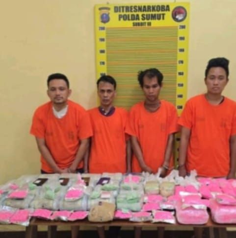 Polda Sumut Ungkap Narkoba Jaringan Thailand