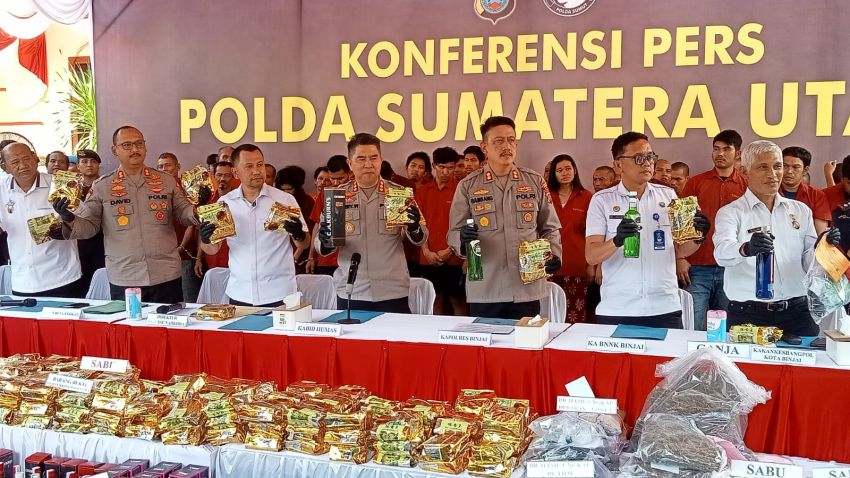 534 Pelaku Narkoba di Binjai dan Langkat Ditangkap