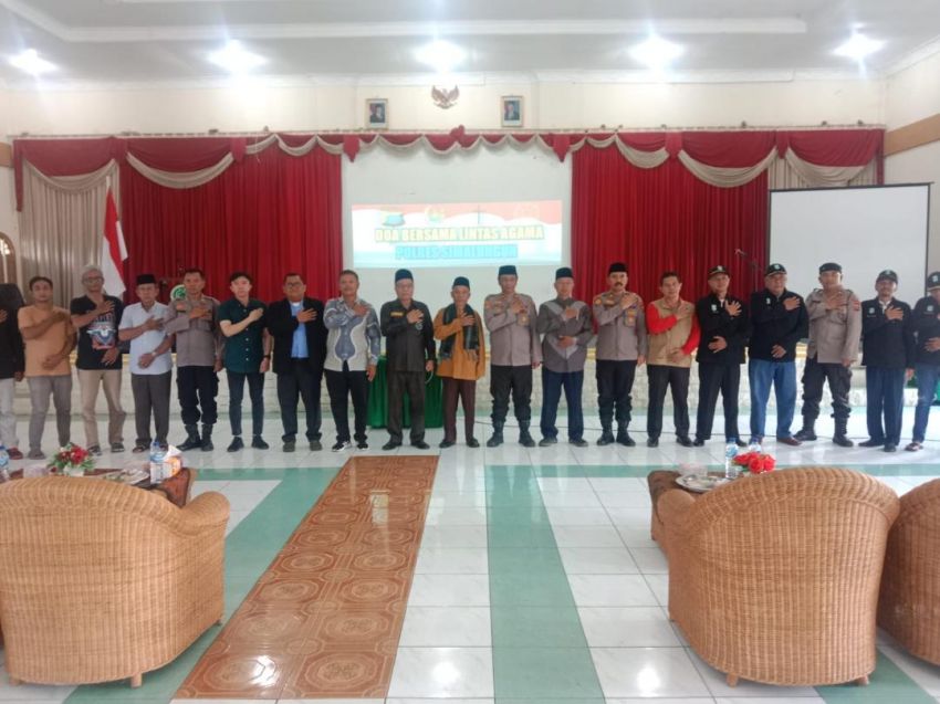Polres Simalungun Gelar Doa Bersama, Satukan Hati dalam Kebhinekaan untuk Kebaikan Bangsa