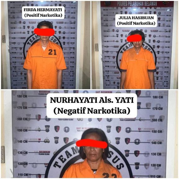 Bocah di Belawan Selamat, 3  Wanita Penculik Ditangkap Positif Narkoba, Ini Tampangnya