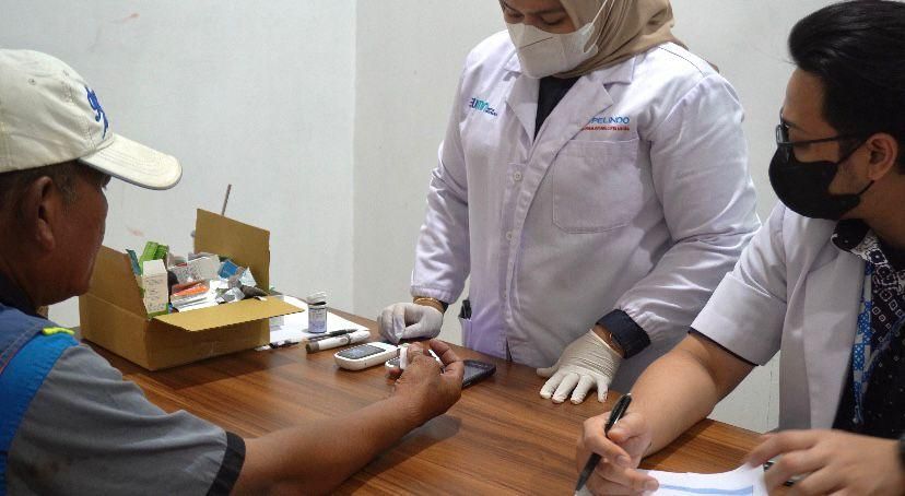Persero Gelar Pemeriksaan Kesehatan Gratis Bagi Tenaga Kerja Bongkar Muat