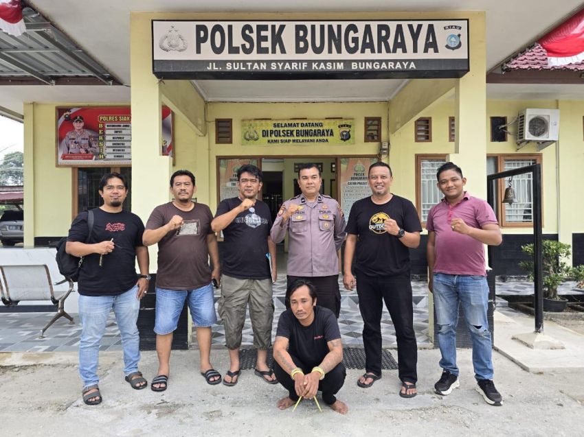 11 Bulan Buron Pelaku Pembunuhan Ditangkap SatReskrim Polres Simalungun di Riau