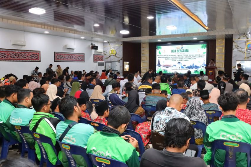 Doa Bersama Forkopimda, Polres Tebingtinggi Jaga Keamanan Dan Kedamaian
