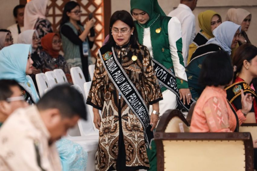 Ny Liswati Silalahi Sebagai Bunda PAUD dan Bunda Literasi Pematangsiantar