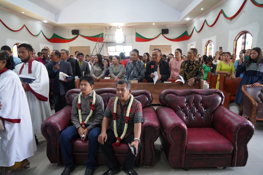 Pemkab Toba Siap Bantu Pembangunan Gereja HKBP Lobu Dapdap di Borbor
