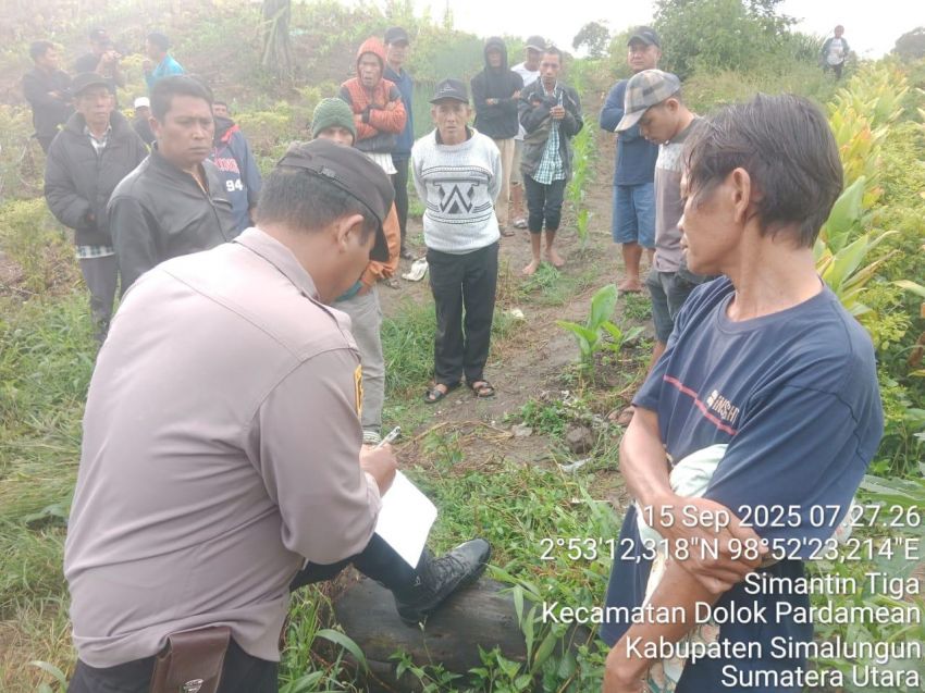 Polres Simalungun Sigap Evakuasi Warga Gantung Diri di Panei Tongah