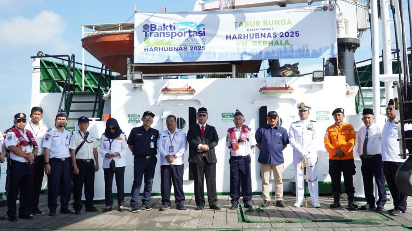 Pelindo Regional 1 Hadiri Upacara Harhubnas 2025