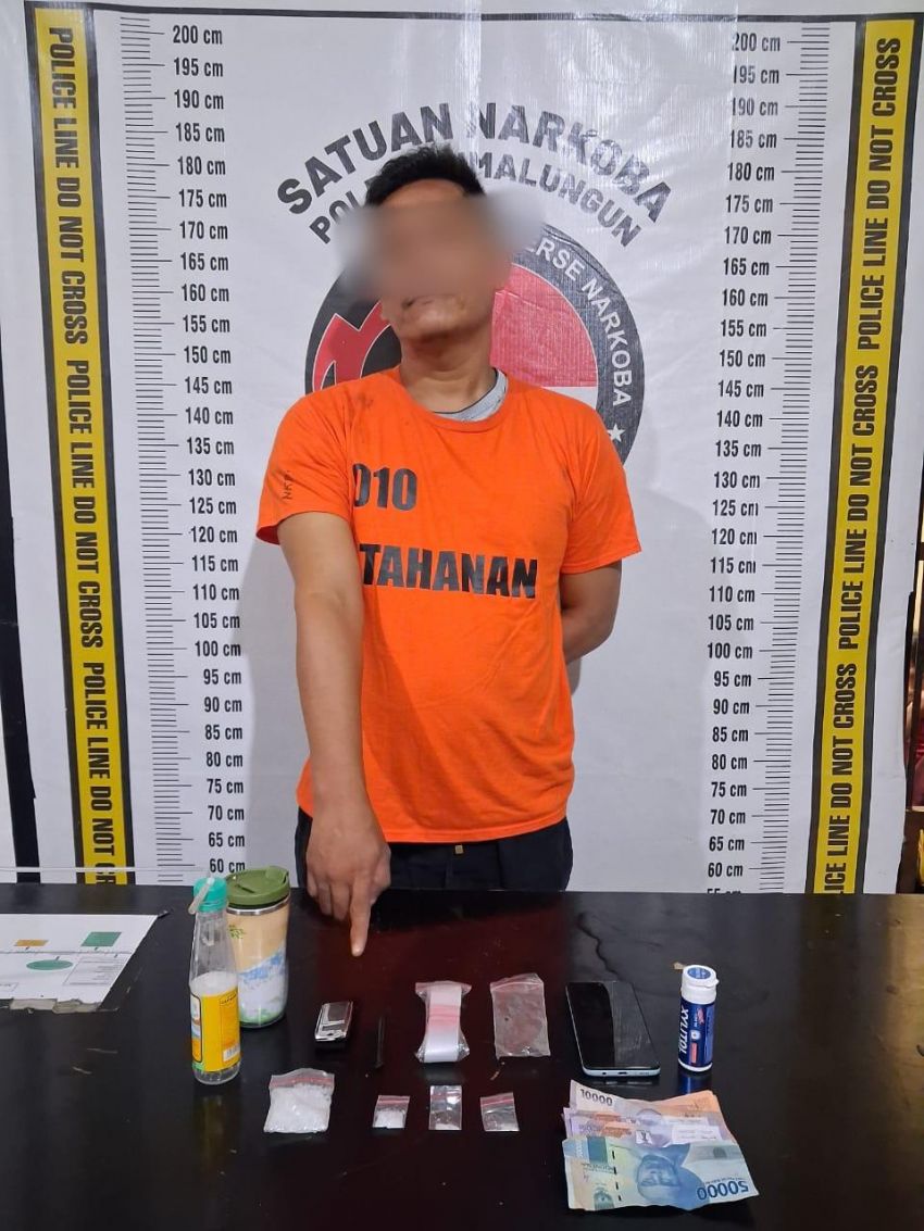 Sat Narkoba Polres Simalungun Sergap Bandar Sabu dari Siantar