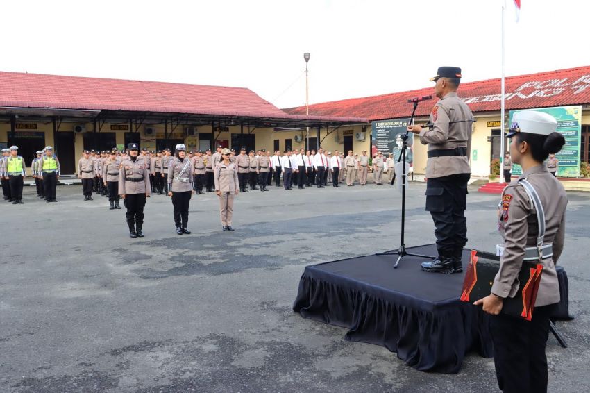 Kapolres Tebingtinggi Pimpin Upacara Peringatan Hari Jadi Polwan ke 77