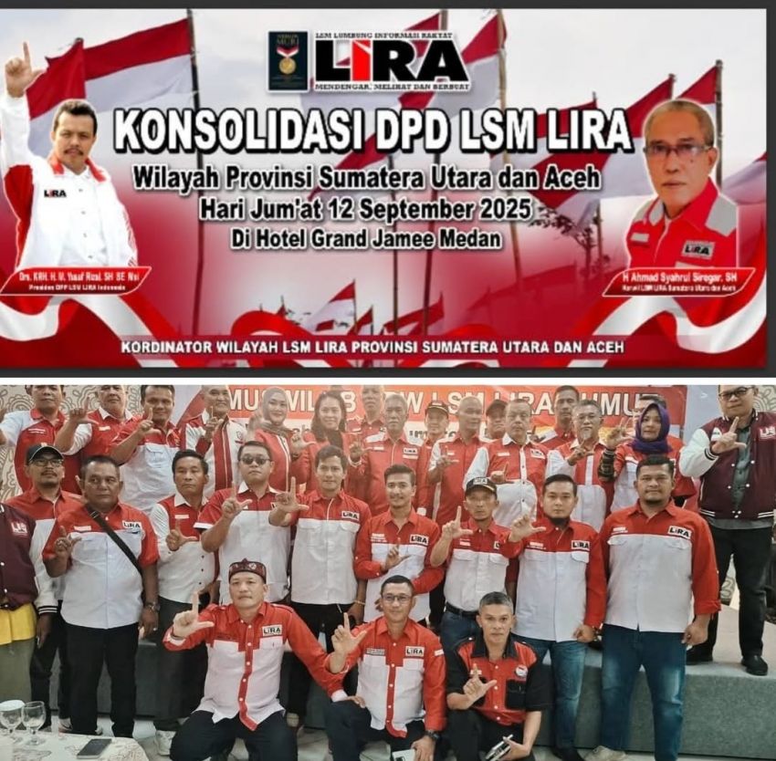 Korwil LSM LIRA Gelar Konsolidasi DPD Se-Sumatera Utara Dan Aceh