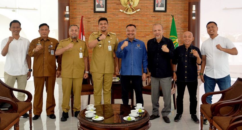 Harapkan Dukungan Insan Pers Sukseskan Program PHTC, Gubernur Bobby Nasution Sambut Baik Program PWI Sumut