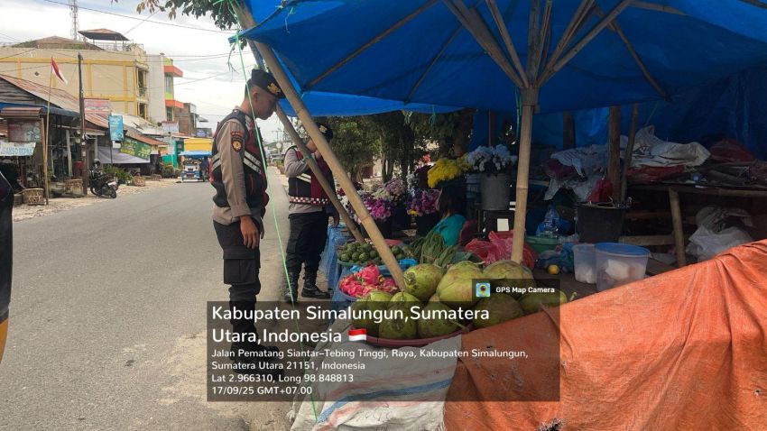 Sat Samapta Polres Simalungun Gelar Patroli Perintis Presisi, Berikan Edukasi Anti Narkoba kepada Pelajar
