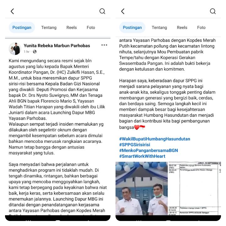 Wabup Humbahas Curahkan Hatinya Via Medsos Akui Ada Mencoba Goyang Langkahnya