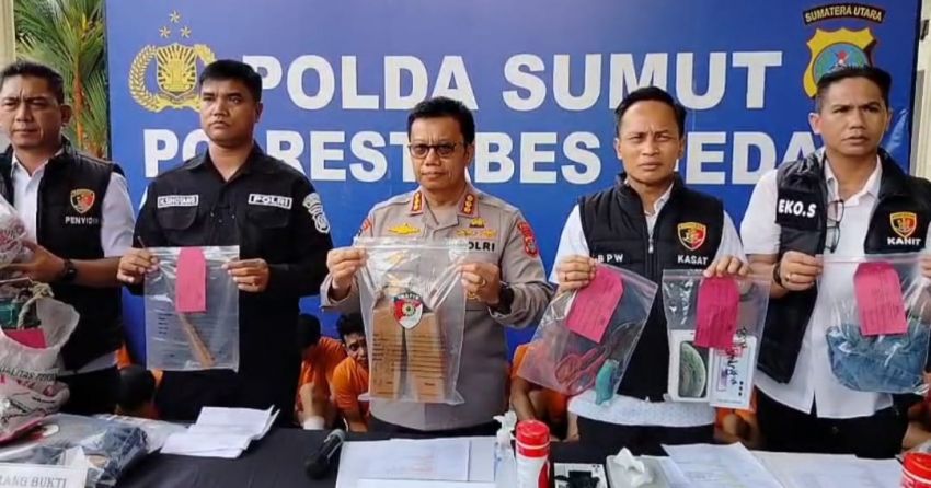 17 Kasus Kriminal Diungkap Selama Sepekan, Ini Hasilnya