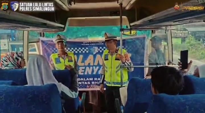 Program Unggulan "Polantas Menyapa" Sat Lantas Polres Simalungun Hadirkan Edukasi Berlalu Lintas untuk Pelajar