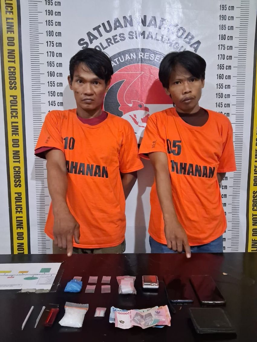 Sat Narkoba Polres Simalungun Berhasil Bongkar Sindikat Sabu 38 Gram