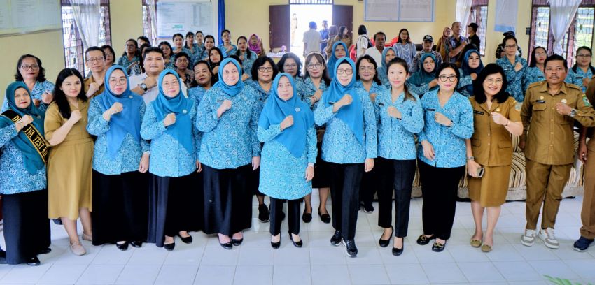 Tim Monitoring TP PKK Sumut Tinjau Nagori dan Kecamatan Percontohan di Simalungun