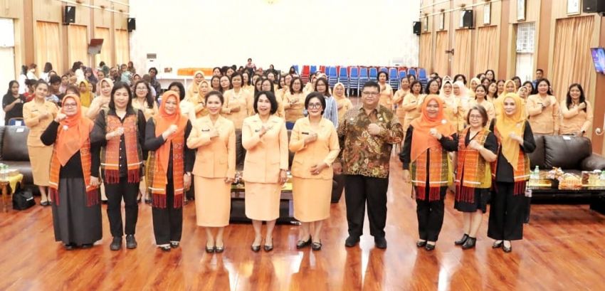 Kunker DWP Sumut ke Simalungun, Bahas Sosialisasi AD/ART dan Bansos Stunting