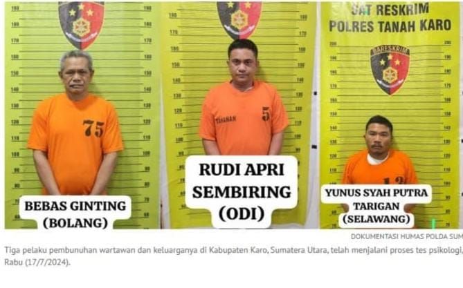 3 Pembunuh Waetawan Karo Divonis Bui Seumur Hidup, Aktor Intelektual Masih Bebas