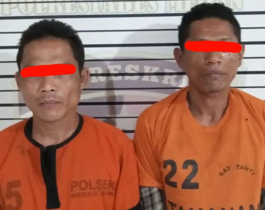 2 Maling Tiang Besi Internet Ditangkap, Ini Tampangnya