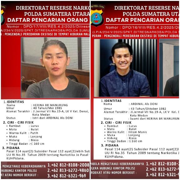 Polda Sumut Terbitkan DPO Terhadap Pemilik Dragon KTV Medan Terkait Peredaran Ekstasi