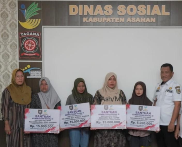 Keluarga Korban Pekerja Tambang Galian "C" Marjanji Asahan Dapat Bantuan