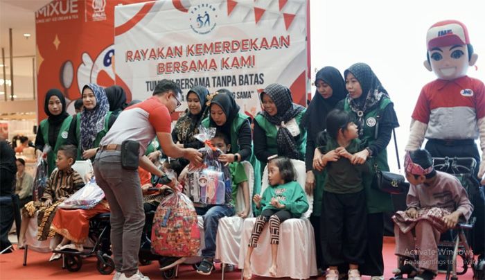 JNE Tebar Semangat dan Harapan Bersama Anak Celebral Palsy