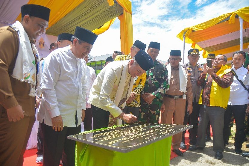 Resmikan Masjid di Padangsidempuan, Ijeck Ajak Rakyat Doakan Prabowo dan Untuk Indonesia
