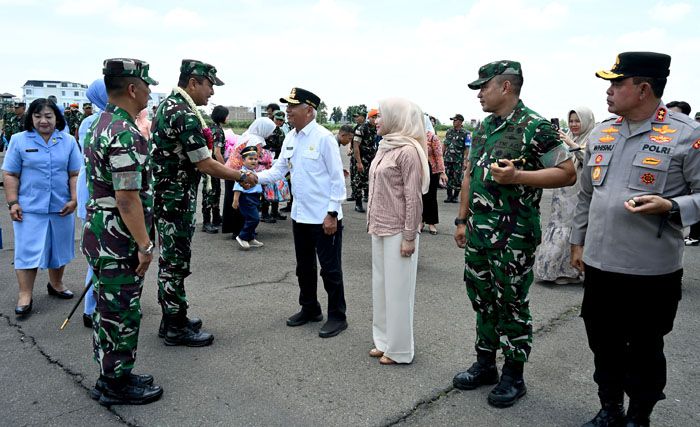 Wagub Sumut Surya Sambut Kedatangan KASAU Marsekal TNI M Tonny Harjono