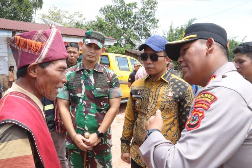 Kunjungan Silaturahmi Kapolres Simalungun Himbau Kedua Belah Pihak Jaga Situasi Kondusif Pasca Konflik