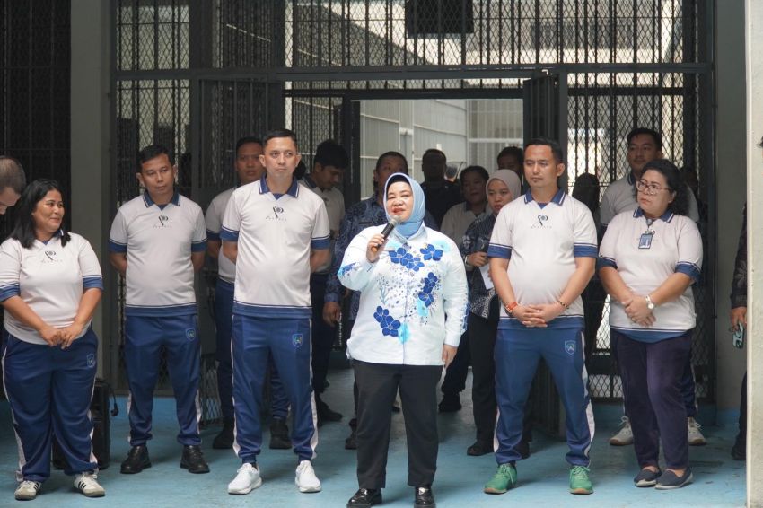 Rutan Kelas I Medan Terima Kunjungan Direktur Perawatan Kesehatan dan Rehabilitasi Ditjen PAS