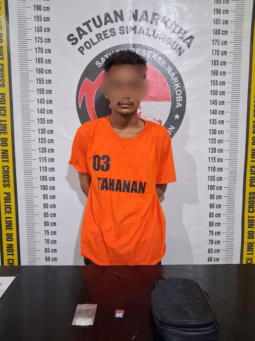 Sat Narkoba Polres Simalungun Bekuk Pemuda Asal Asahan Nekat Jual Narkotika, Sita 4,42 Gram Sabu