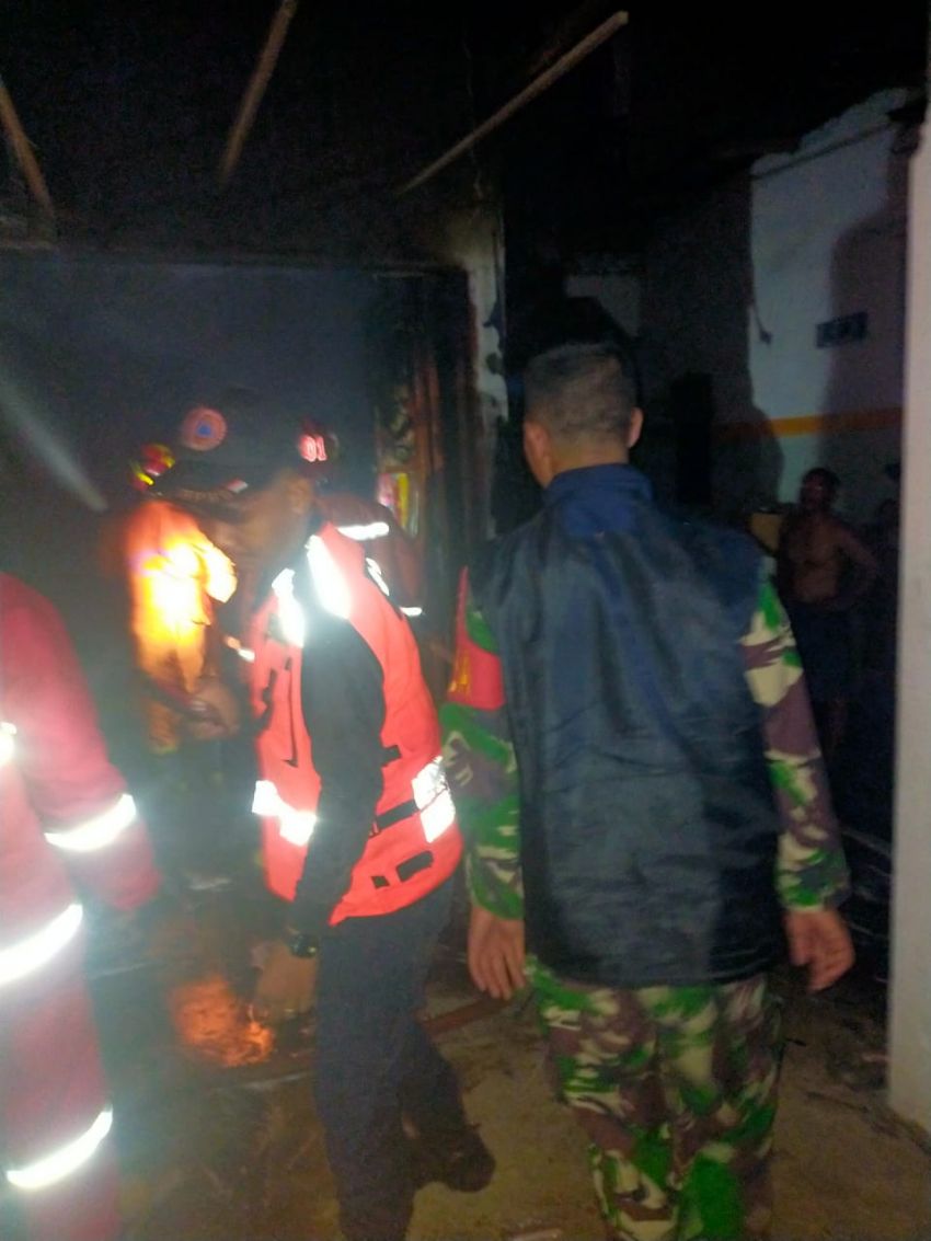 Dua Ruko di Sunggal Terbakar