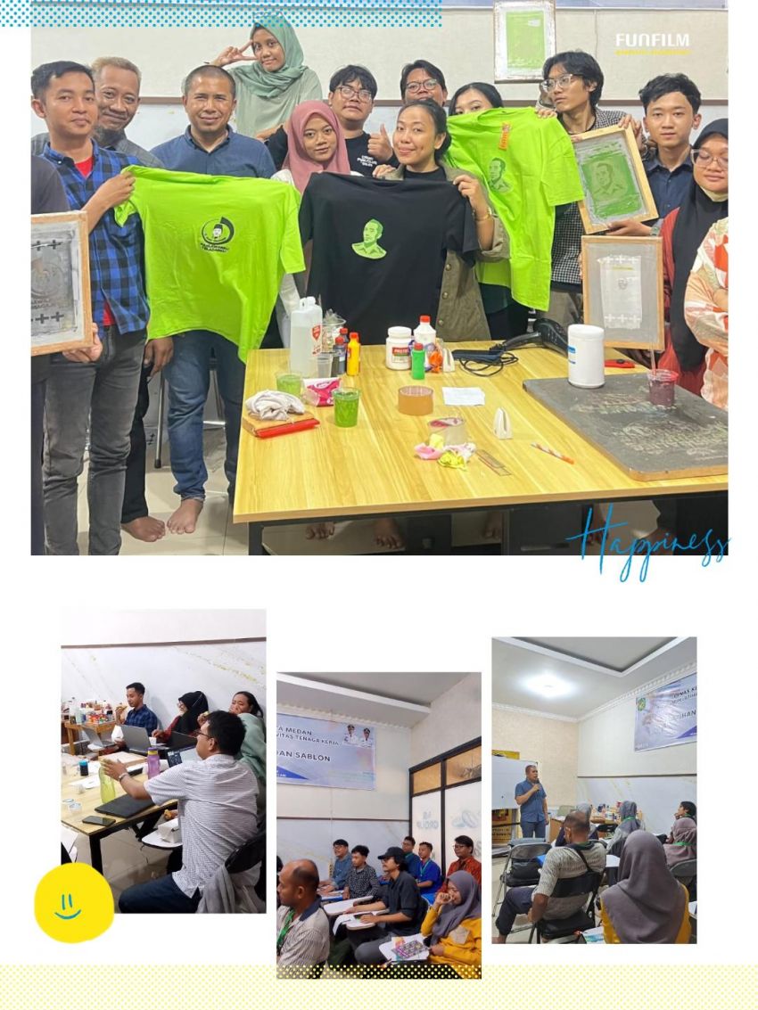 MR Kaos Gelar Pelatihan Desain Grafis dan Sablon untuk Ciptakan Lapangan Kerja