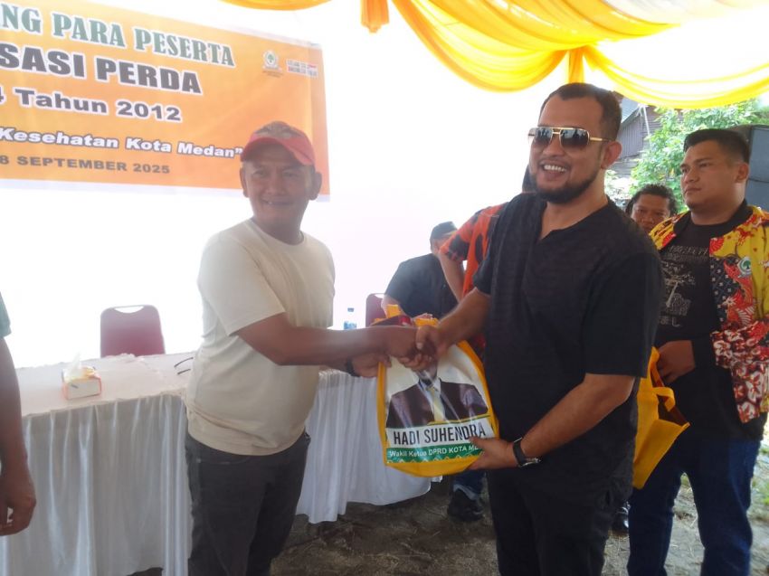 Wakil Ketua DPRD Medan Sosialisasi Perda Kesehatan di Belawan
