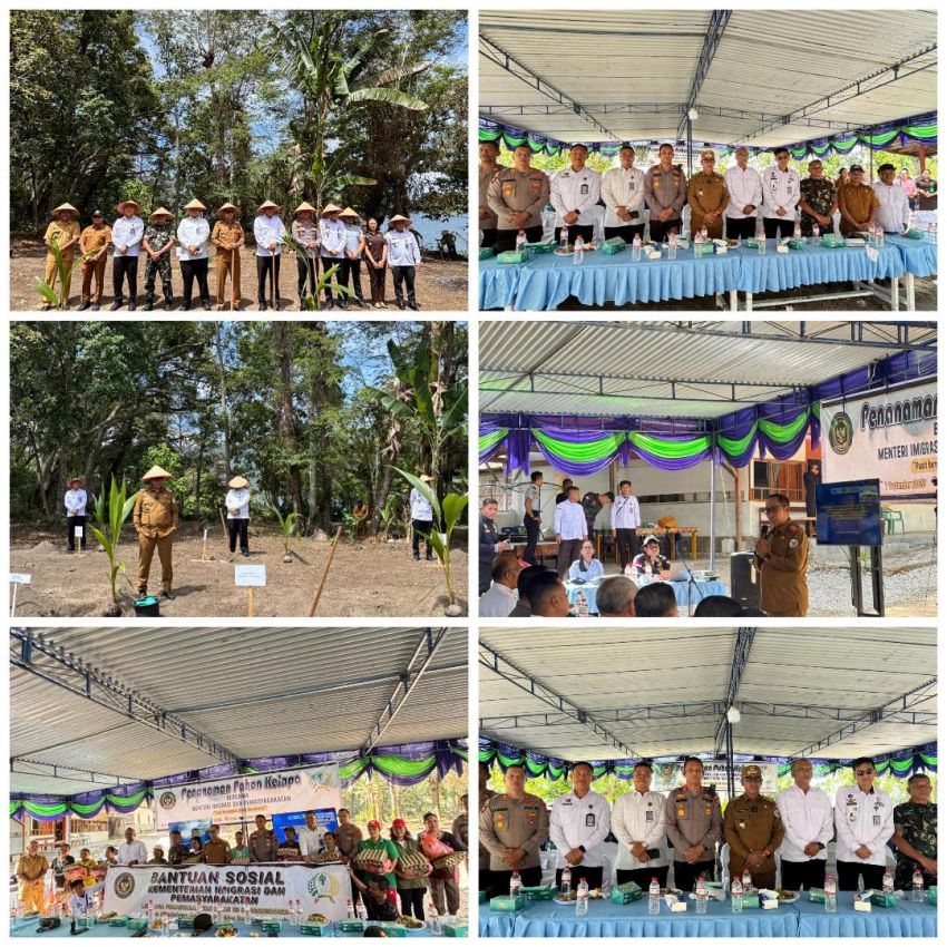 Rutan Tarutung Bersama Pemerintah Daerah Kab. Tapanuli Utara Tanam 500 Bibit Pohon Kelapa