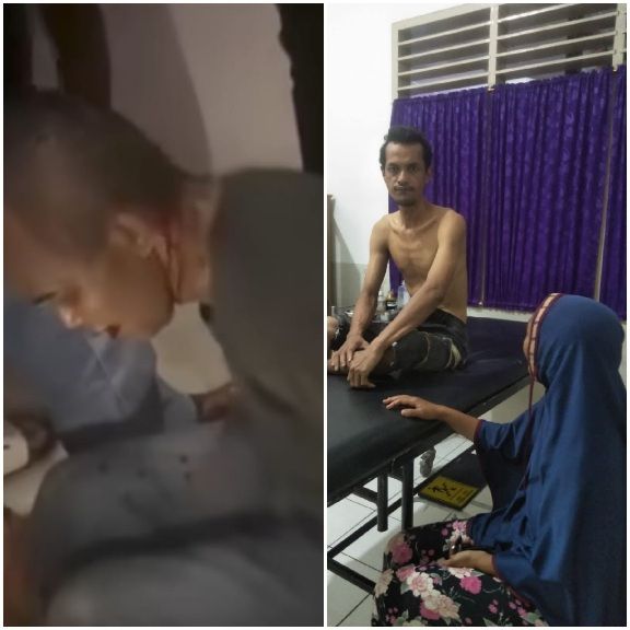 Korban Begal Ditusuk Gunting,Pelaku Dimassa