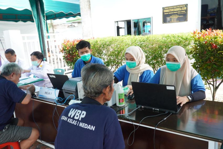 Rutan Kelas I Medan Gelar Skrining TB untuk 200 Warga Binaan