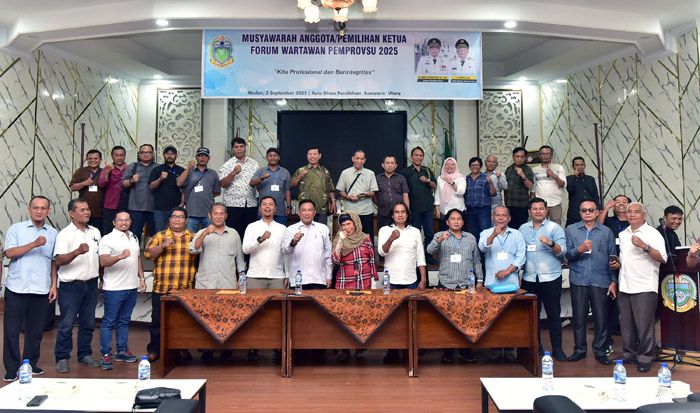 Buka Musyawarah Forum Wartawan Pemprov Sumut, Kepala Dinas Kominfo Harapkan Terus Lanjutkan Kolaborasi