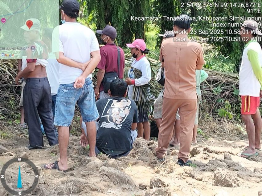 Polsek Tanah Jawa Respons Cepat Evakuasi Penemuan Mayat Lansia di Perladangan Simalungun