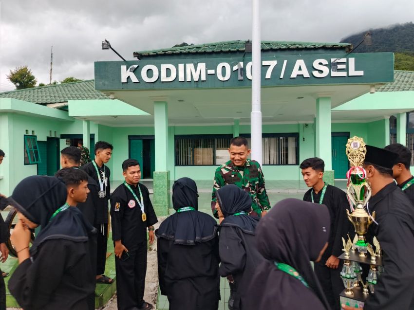 PSHT Binaan Kodim 0107/Aceh Selatan Raih Juara Umum III di Kejuaraan Pencak Silat Piala Bupati Tapteng